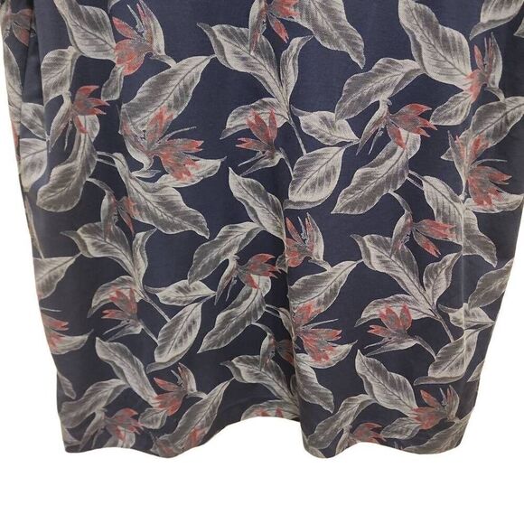 Travis Mathew Magnum Short Sleeve Polo T-Shirt Men's Size Large Blue With Floral - Picture 14 of 16